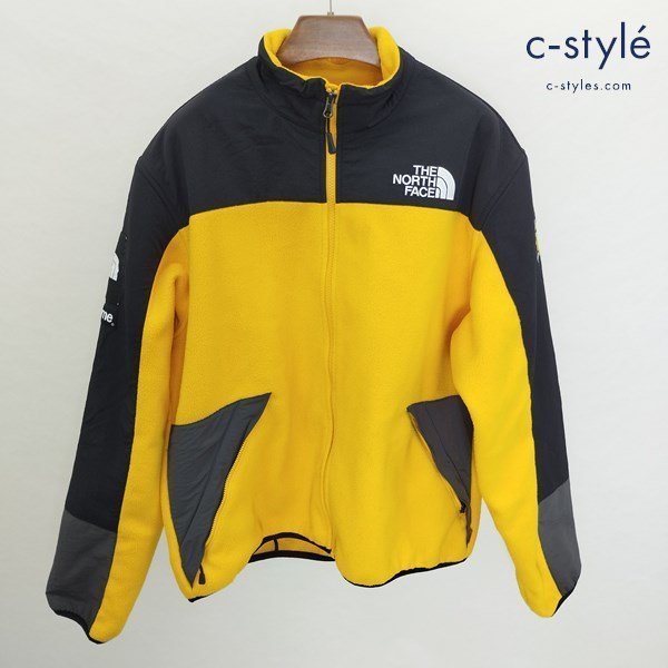 得価，新作登場 J210b 秋冬 Supreme&times;THE NORTH FACE シュプリーム&times;ザ ノースフェイス フリースジャケット M イエロー&times;ブラック | アウター D(ジャンパー、ブルゾン)｜売買されたオークション情報、yahooの 男性用