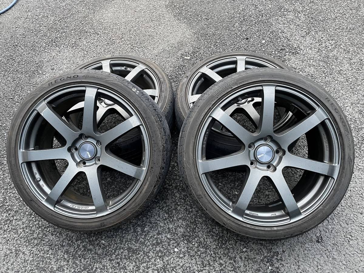 ENKEI　225/40R19　89W　ホイールタイヤ４本セット　中古品