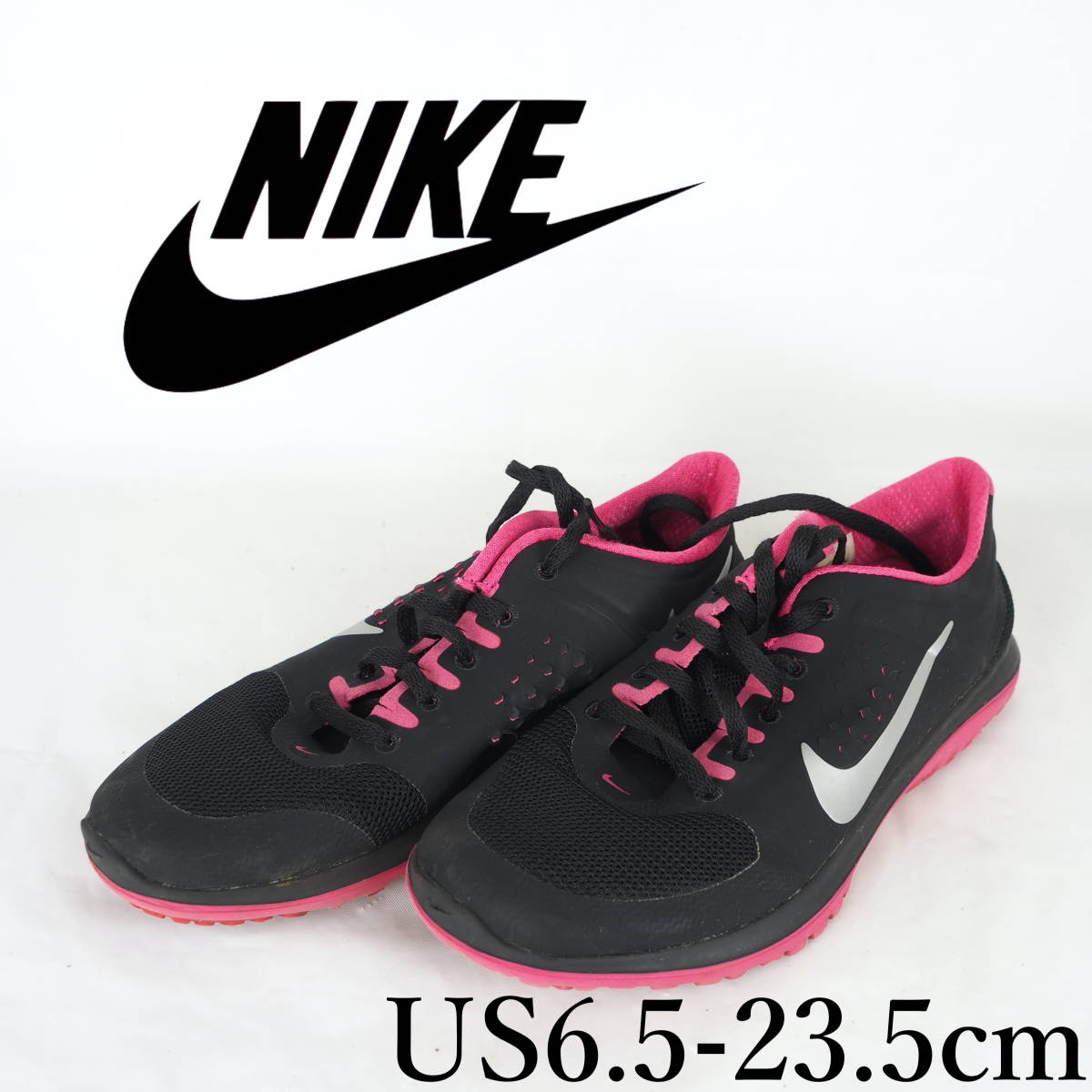 MK2023*NIKE*ナイキ*レディーススニーカー*US6.5-23.5cm*黒・ピンク 