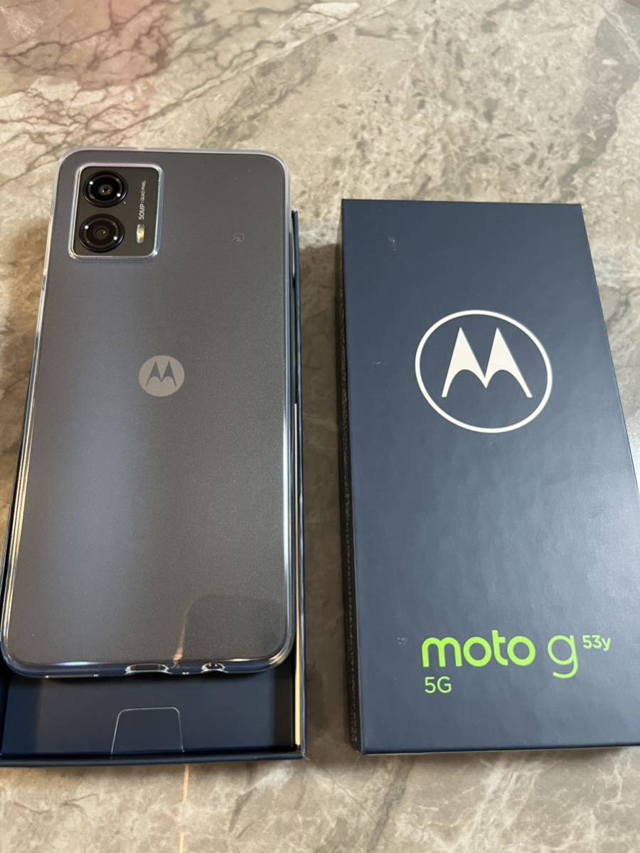 モトローラ 5G インクブラック 新品 ワイモバイル版 SIMフリー