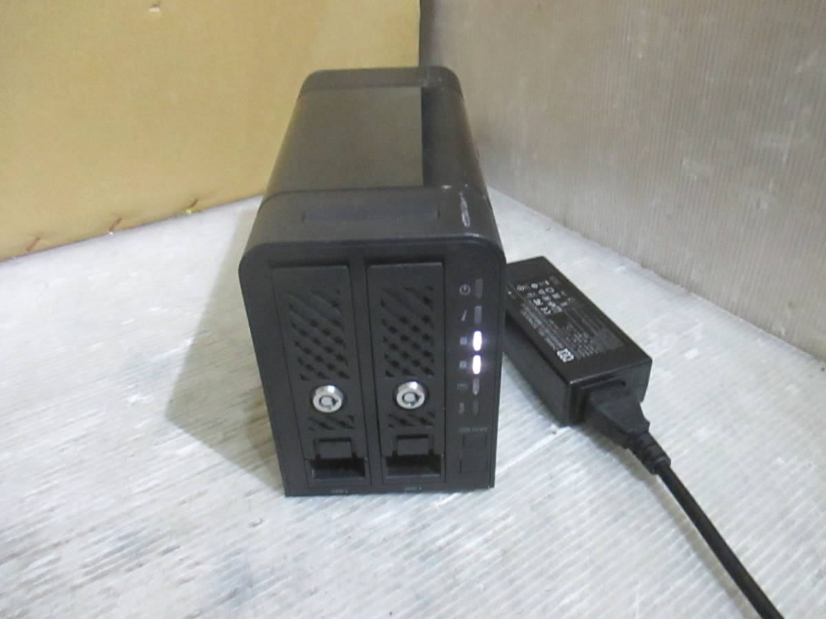 G3-4/E5929-1]☆ELECOM NAS NSR-MS2T2BLB HDD1TB×2台☆ ELECOM - NSR-