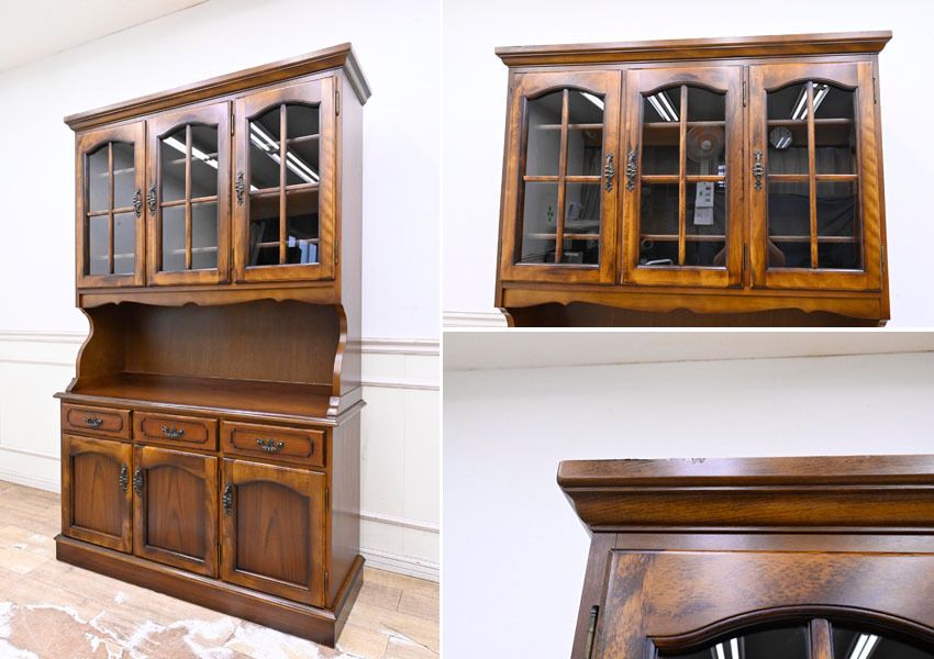 カリモク コロニアル ブックシェルフ 書棚 本棚 飾り棚 サイドボード