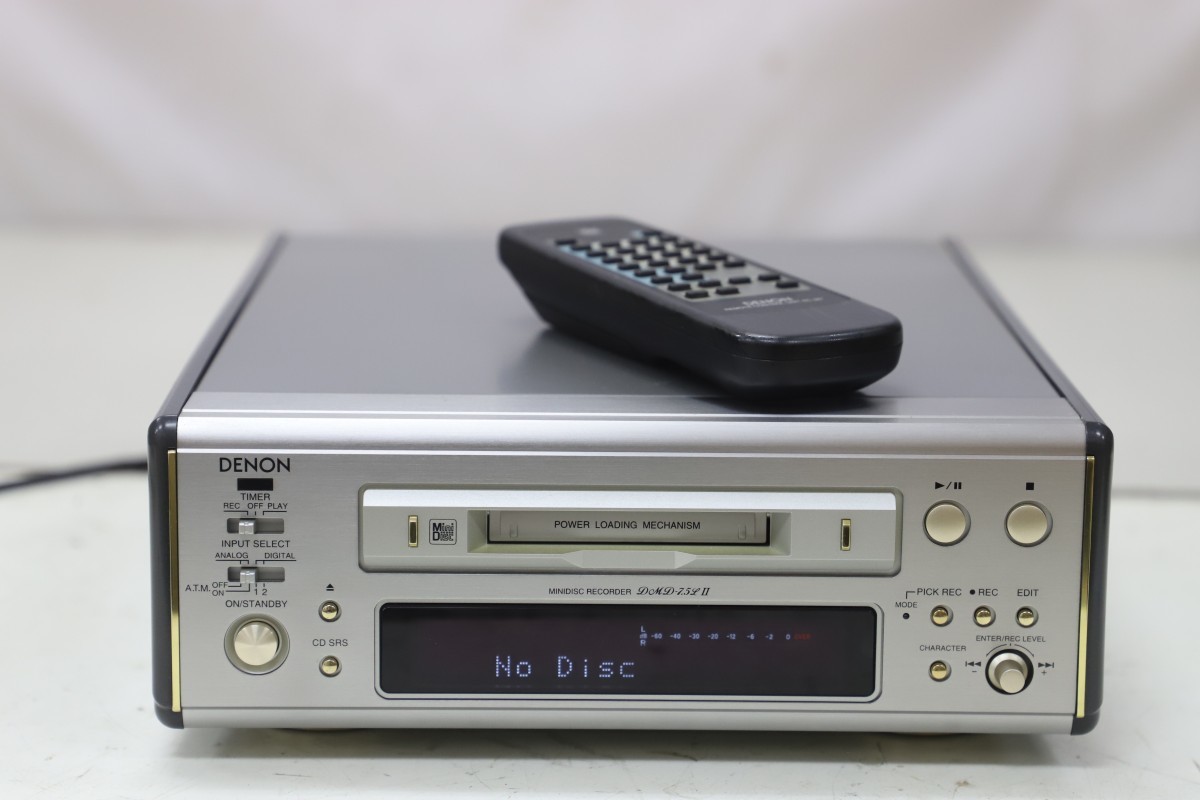 DENON デノン DMD-7.5LII MDレコーダー 動作OK美品 (デンオン) : MD