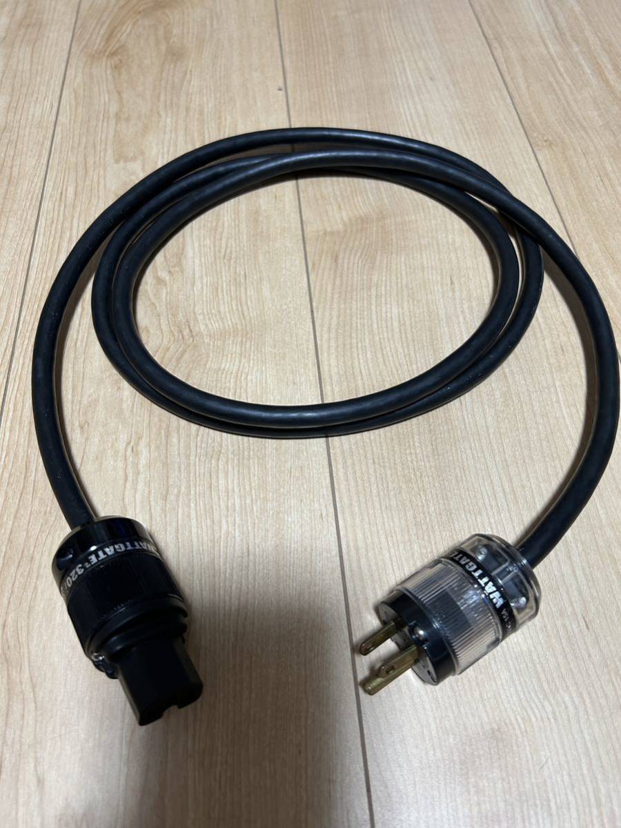 PRO CABLE WATTEGATE シールド電源ケーブル 2m 透明プラグ プロケーブル ①