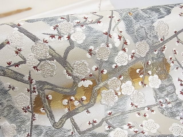 平和屋-こころ店□極上 西陣 浅山織物謹製 真珠本金箔 太鼓柄袋帯