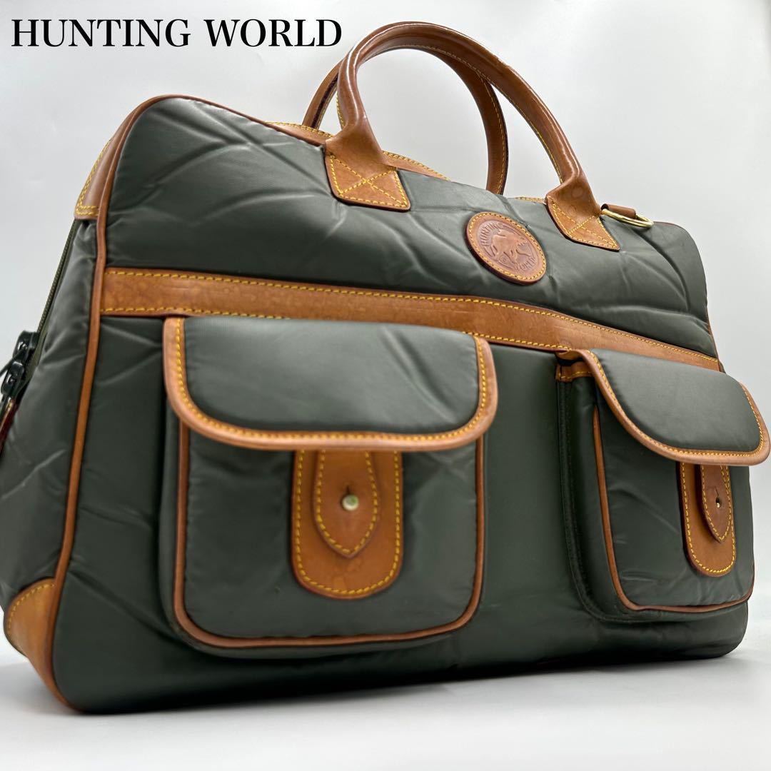 HUNTING WORLD ハンティングワールド A4 ボストンバッグ ダッフル
