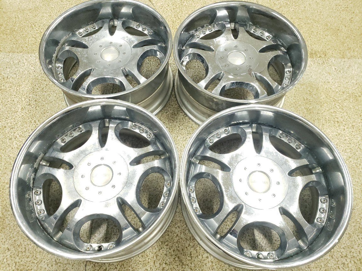 ◎超希少 超深リム 100 200 ランクル Lowenhart レーベンハート 20inc 9.5J -10 150/5H 4本 歪み無 ベース用 ランクル100 ランクル200 ランクル100 希少 深リム 0 超深リム CRAFT