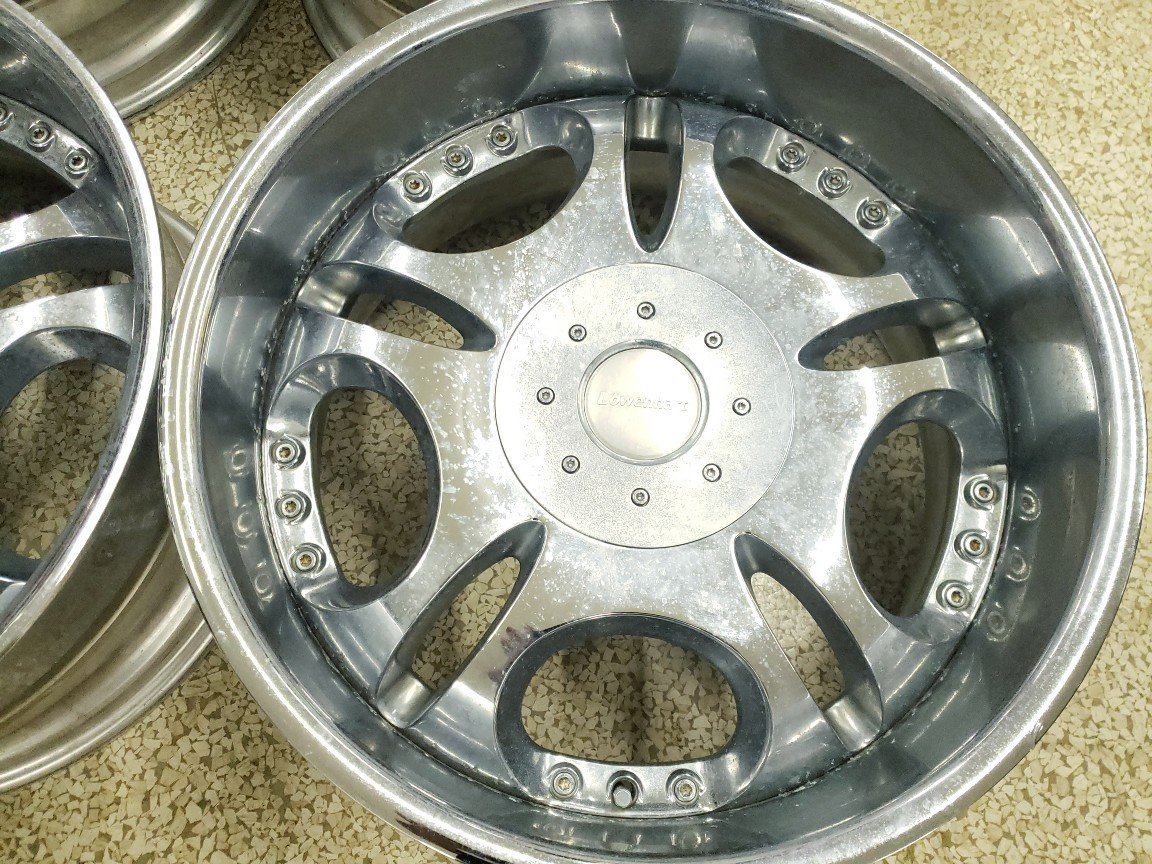 ◎超希少 超深リム 100 200 ランクル Lowenhart レーベンハート 20inc 9.5J -10 150/5H 4本 歪み無 ベース用 ランクル100 ランクル200 ランクル100 希少 深リム 0 超深リム CRAFT