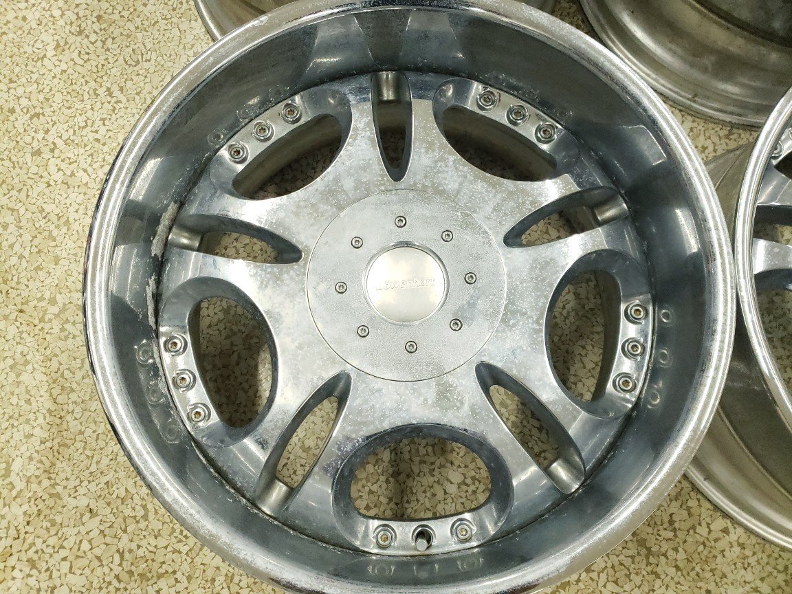 ◎超希少 超深リム 100 200 ランクル Lowenhart レーベンハート 20inc 9.5J -10 150/5H 4本 歪み無 ベース用 ランクル100 ランクル200 ランクル100 希少 深リム 0 超深リム CRAFT