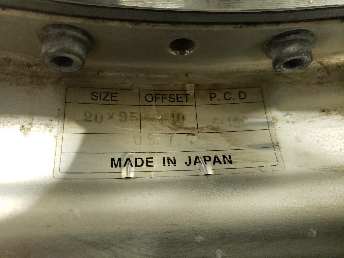 ◎超希少 超深リム 100 200 ランクル Lowenhart レーベンハート 20inc 9.5J -10 150/5H 4本 歪み無 ベース用 ランクル100 ランクル200 ランクル100 希少 深リム 0 超深リム CRAFT