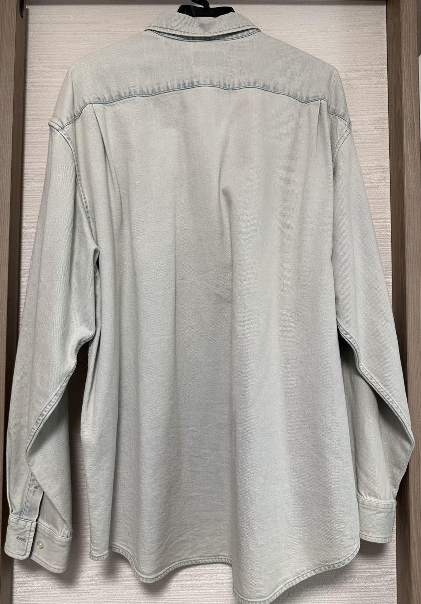 supreme Small Box Shirt ボックス ロゴ 長袖 シャツ xl denim デニム