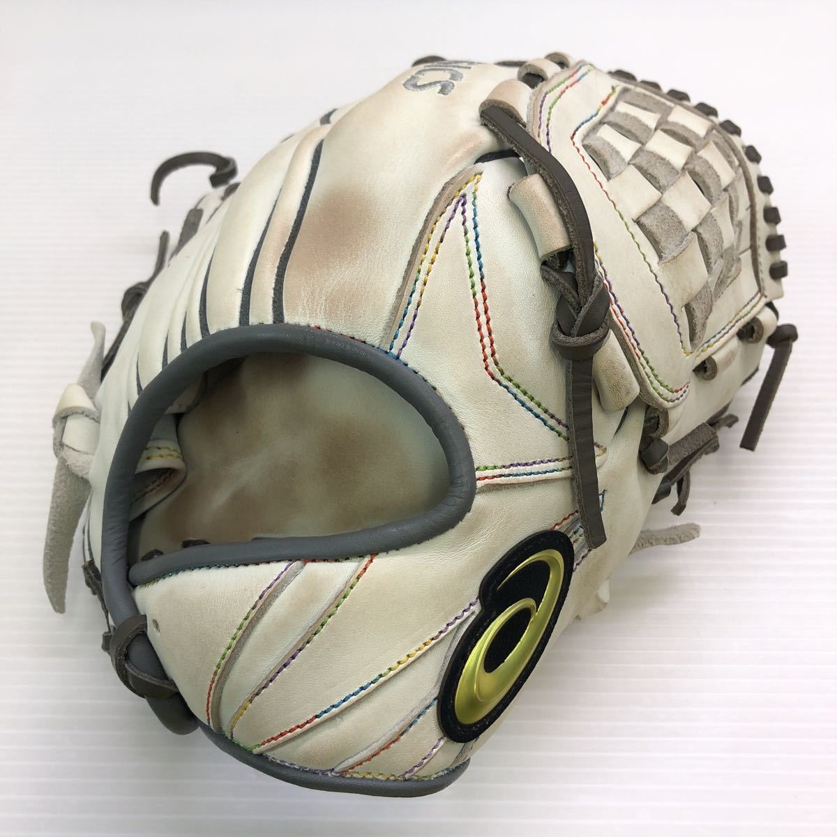 G-7569 アシックス asics 軟式 内野手用 3121B184 グラブ グローブ 野球 中古品 