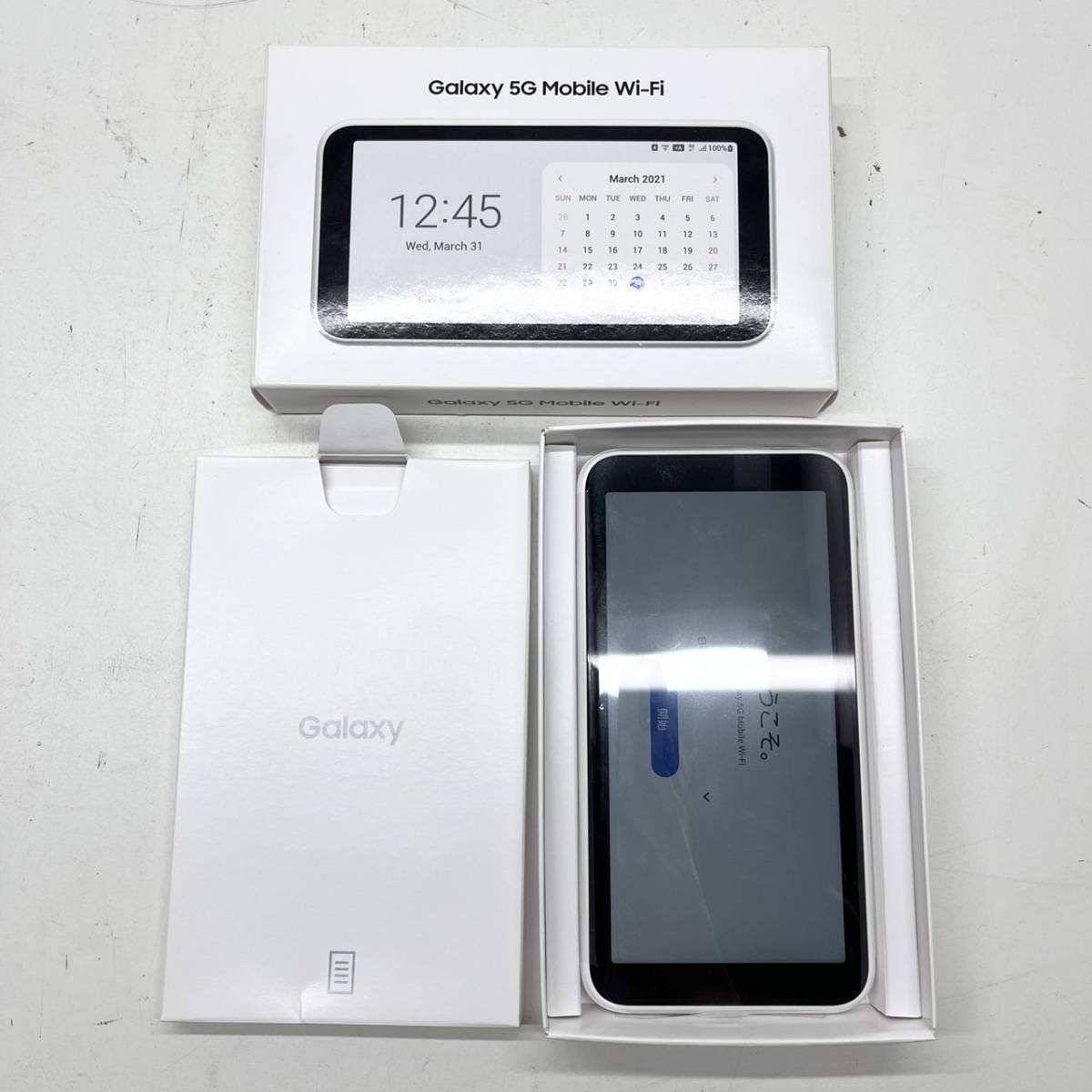 h2237 □美品□ au Galaxy ギャラクシー 5G mobile モバイル Wi-Fi