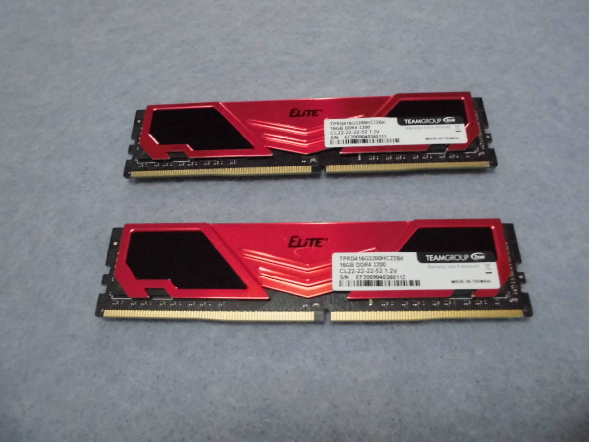 DDR4 3200Mhz 16GBx2枚 デスクトップ用 【公式通販】