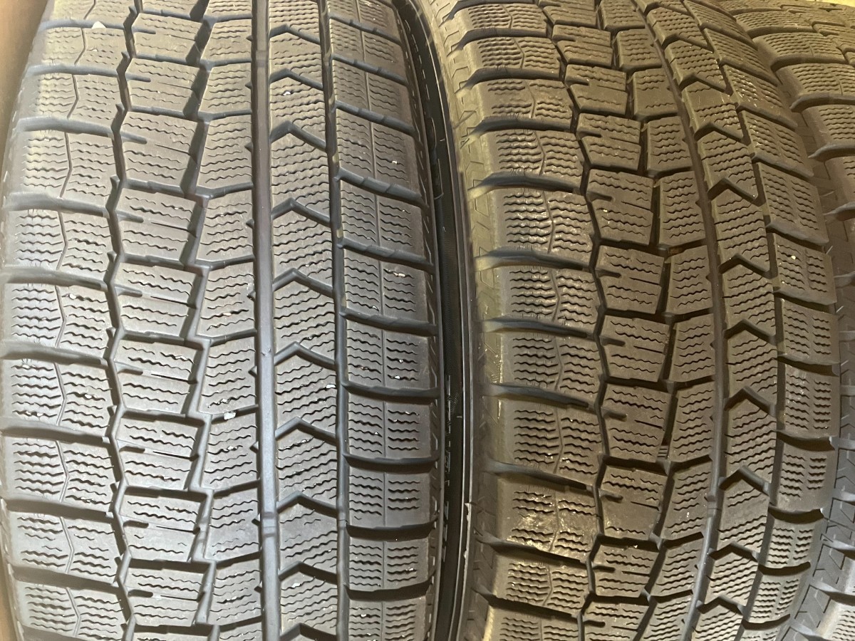 中古美品 VW ゴルフ 7 スタッドレス純正ホイールセット4本 205 