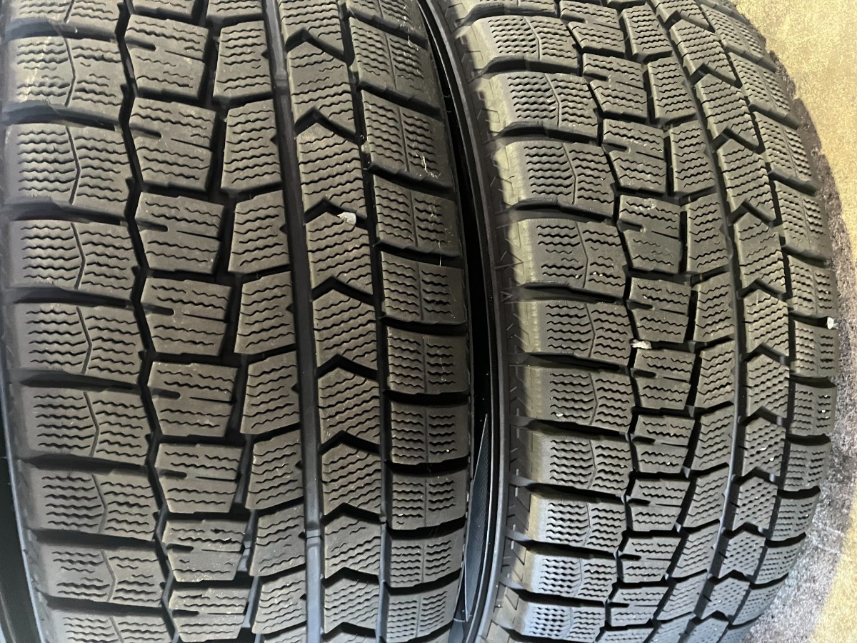 中古美品 VW ゴルフ 7 スタッドレス純正ホイールセット4本 205 