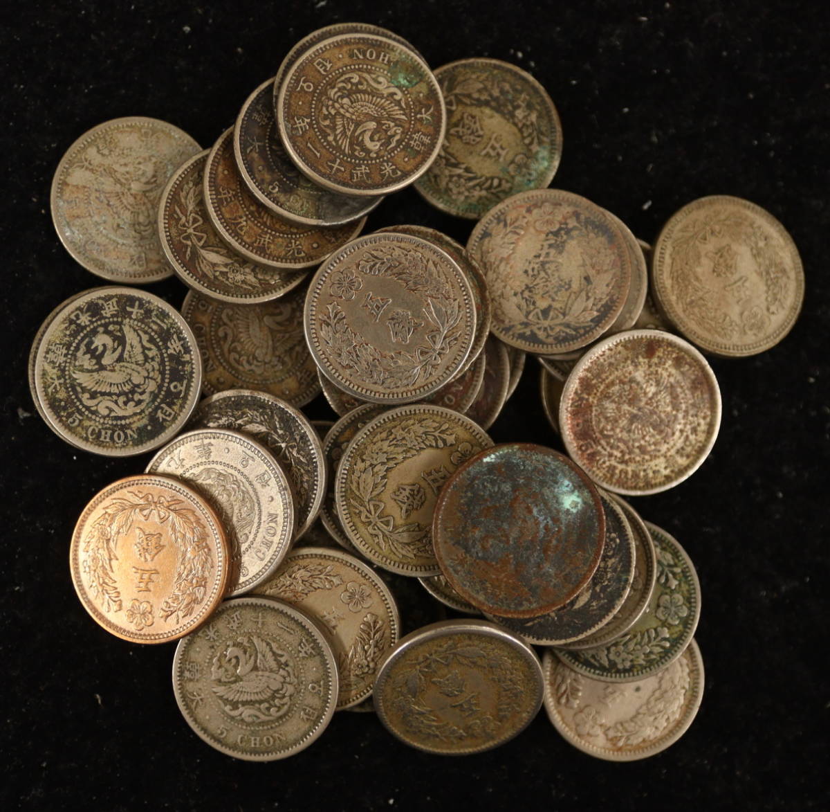 【2025，限定SALE】 朝鮮5銭白銅貨 38枚 まとめて おまとめ 白銅貨 5銭 朝鮮コイン 朝鮮硬貨 古銭 コイン 硬貨(アジア)｜売買されたオークション情報、yahooの商品情報をアーカイブ公開 - オークファン アジア