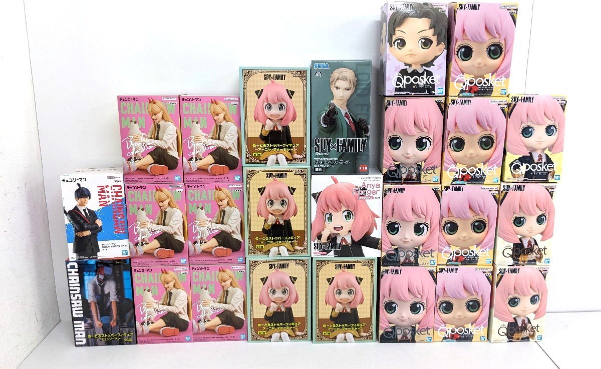 呪術廻戦 チェンソーマンSPY×FAMILY Qposket まとめ売り チェンソーマン スパイファミリー フィギュア 大量 まとめ 25個セット