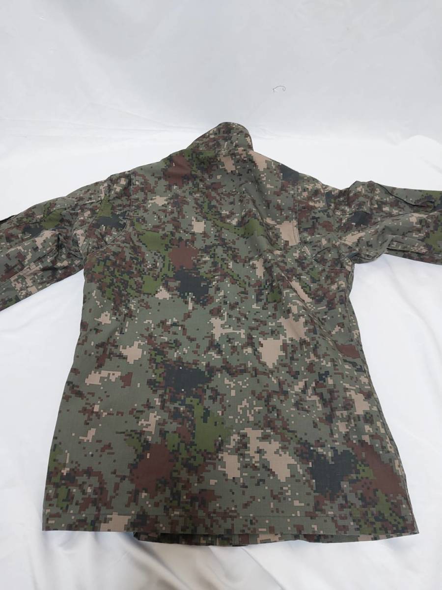 官品 韓国軍 陸軍 花崗岩迷彩 セットアップ ベルト付き 夏用 野戦