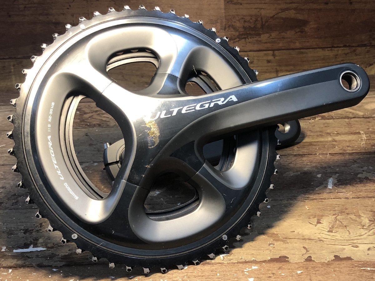 HD965 シマノ SHIMANO アルテグラ ULTEGRA FC-6800 クランクセット 165mm 52/36T ※汚れ フィキシングボルト欠品