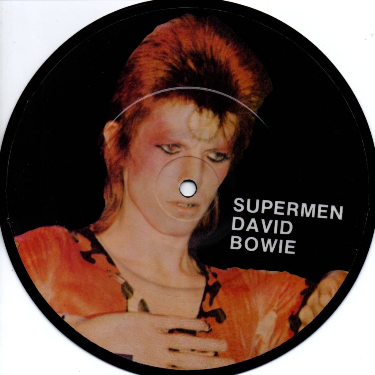 David Bowie 「Supermen/ Space Oddity」 英国盤ピクチャーEPレコード