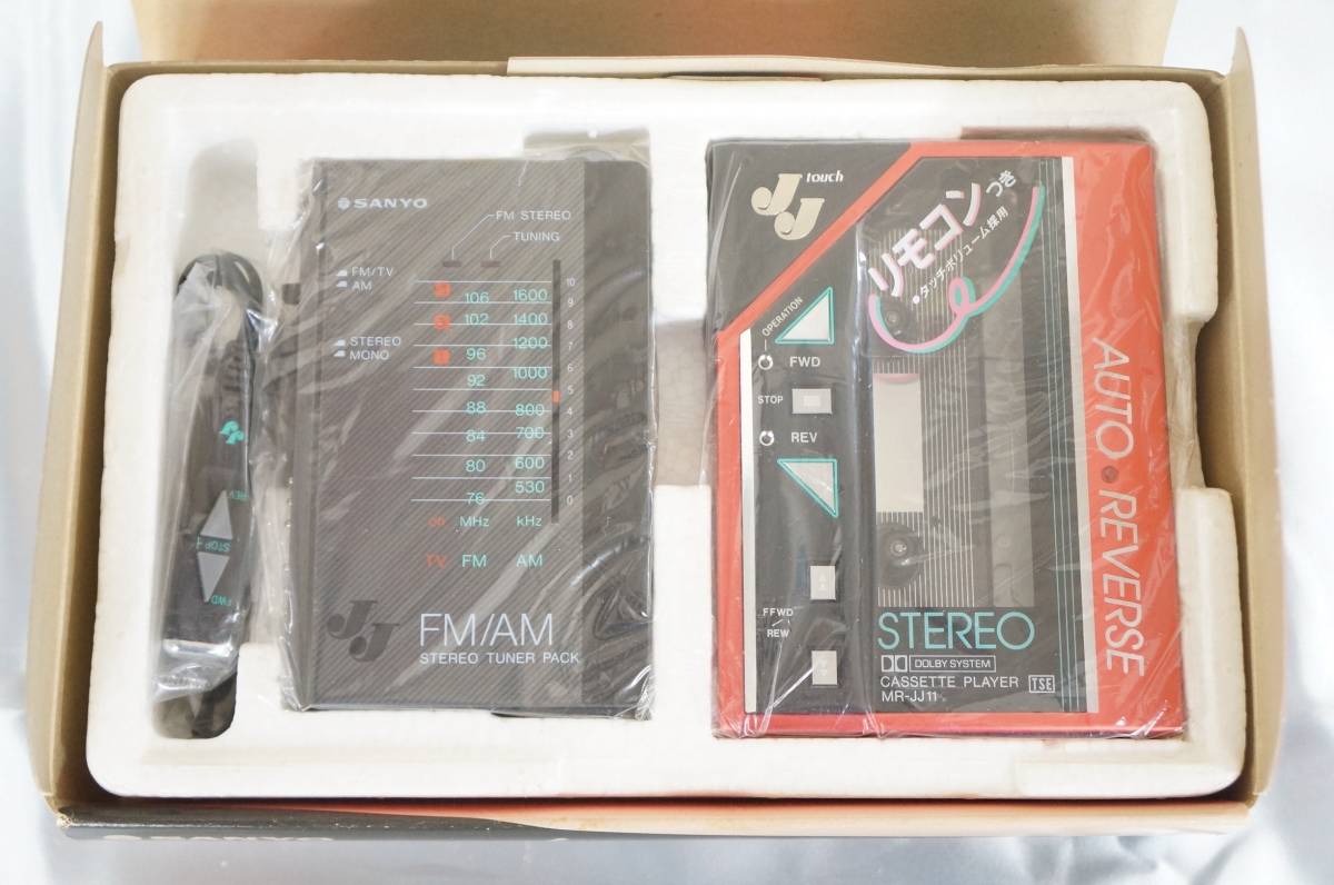 超希少品 SANYO touch MR-JJ11 ポータブルカセットプレーヤー