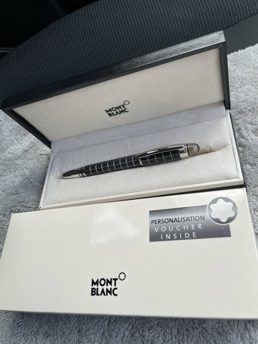 MONT BLANC モンブラン スターウォーカー ボールペン □ メタルラバー