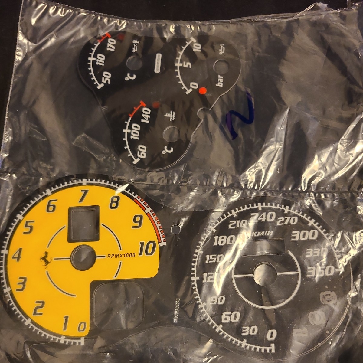 フェラーリ360 スクーデリア風メーターパネル