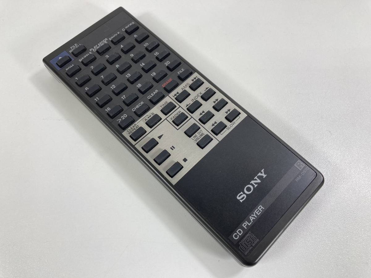 SONY CDプレーヤー用リモコン RM-D570 赤外線確認済