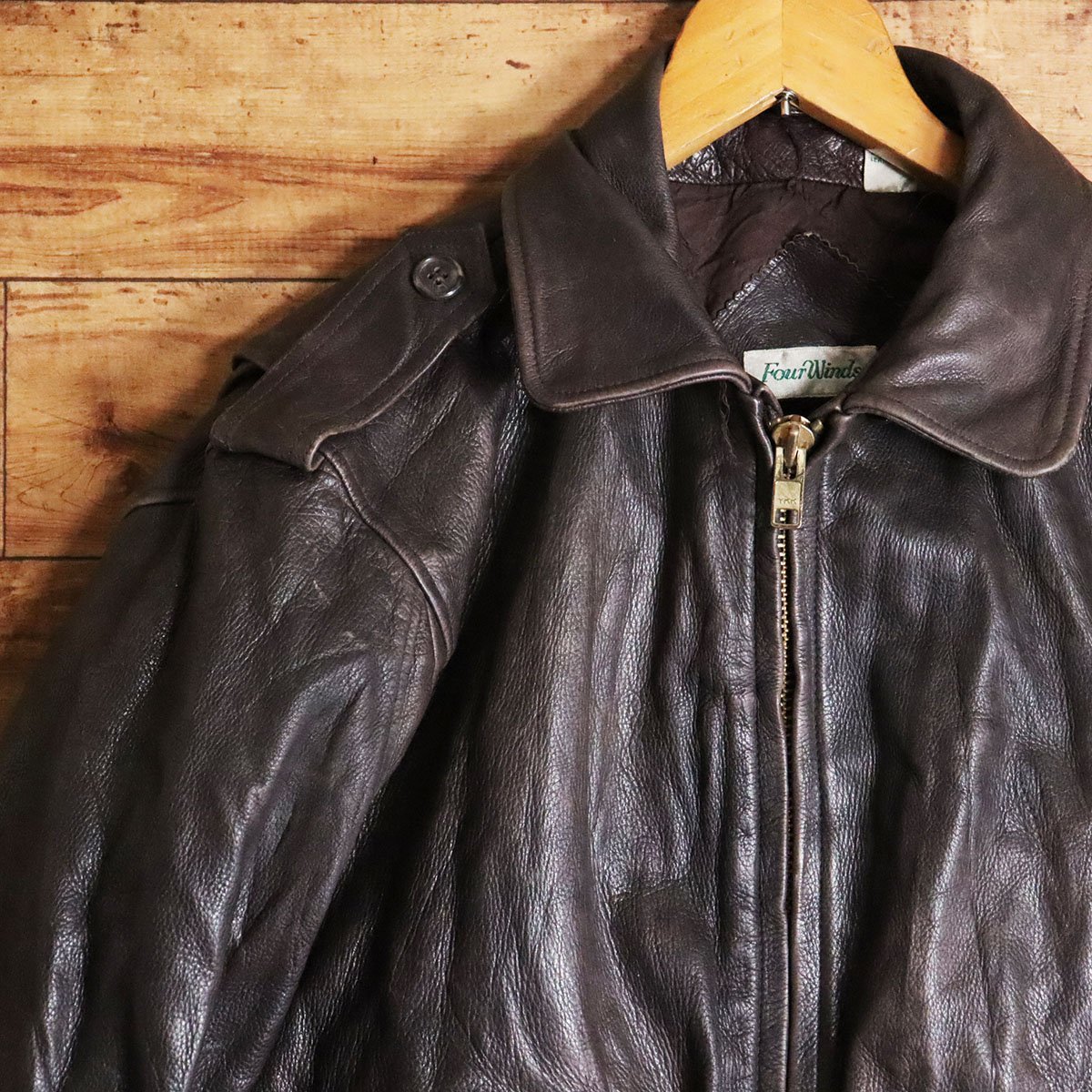 F3S/s6.26-1 Four Winds フライトジャケット 本革 レザージャケット 革 