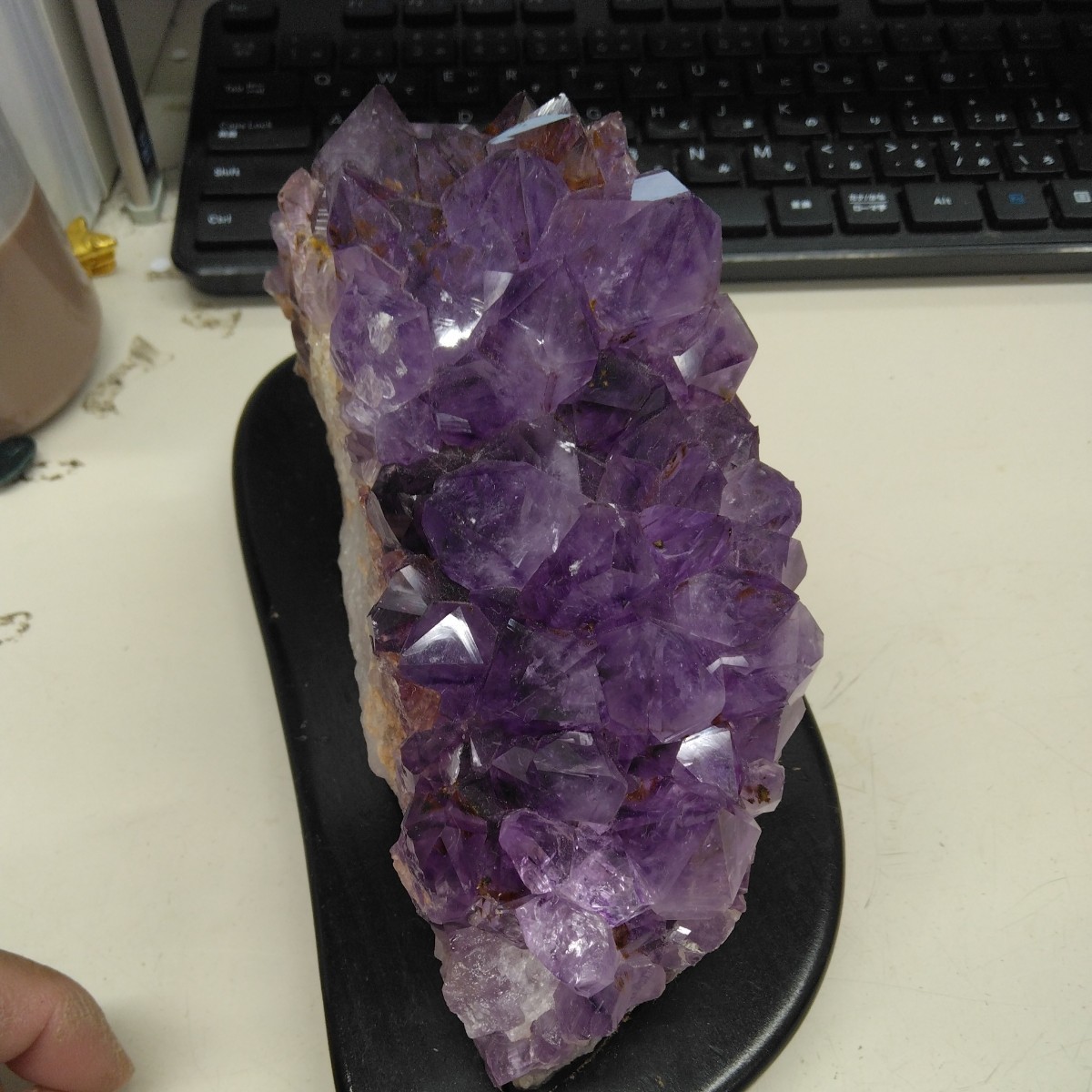 アメジスト 原石 天然石 置物 紫水晶 風水 一点物 パワーストーン 