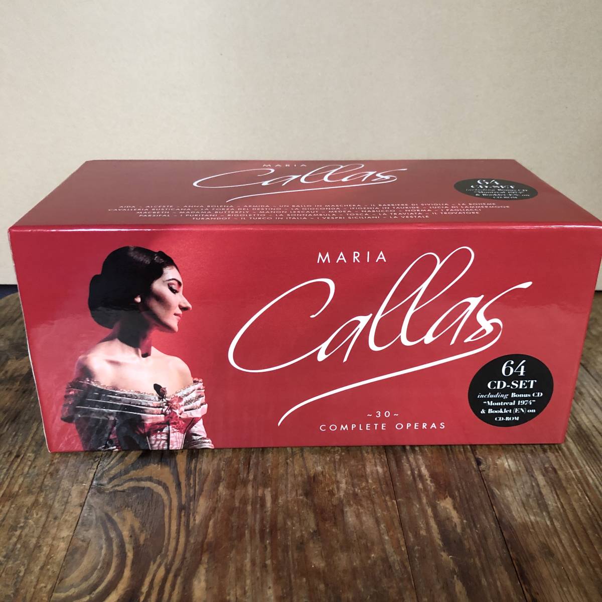 □マリア・カラス 30のオペラ全曲集 MARIA CALLAS 30 COMPLETE OPERAS