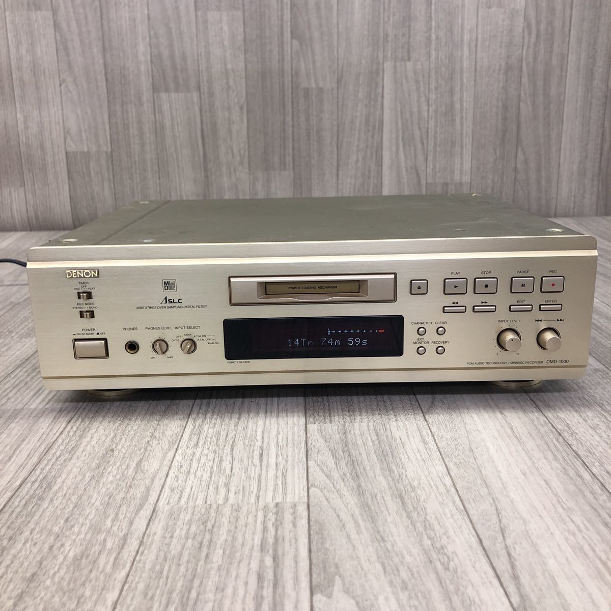 C-827 DENON デノン DMD-1000 MDレコーダー MDデッキ オーディオ機器