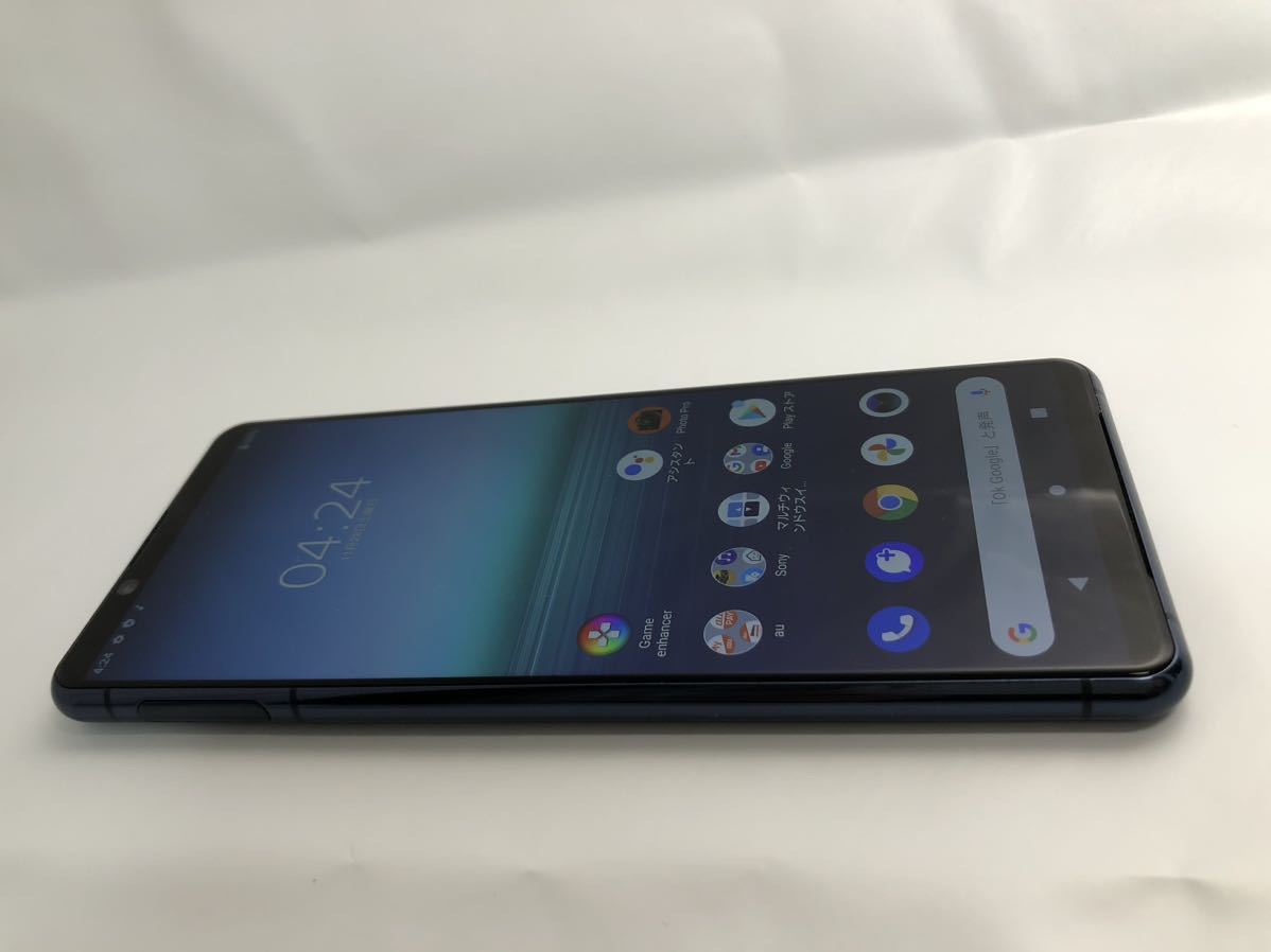 ☆中古美品☆Xperia 5 Ⅱ SOG02 128GB ブルーSIMフリー ☆2 0