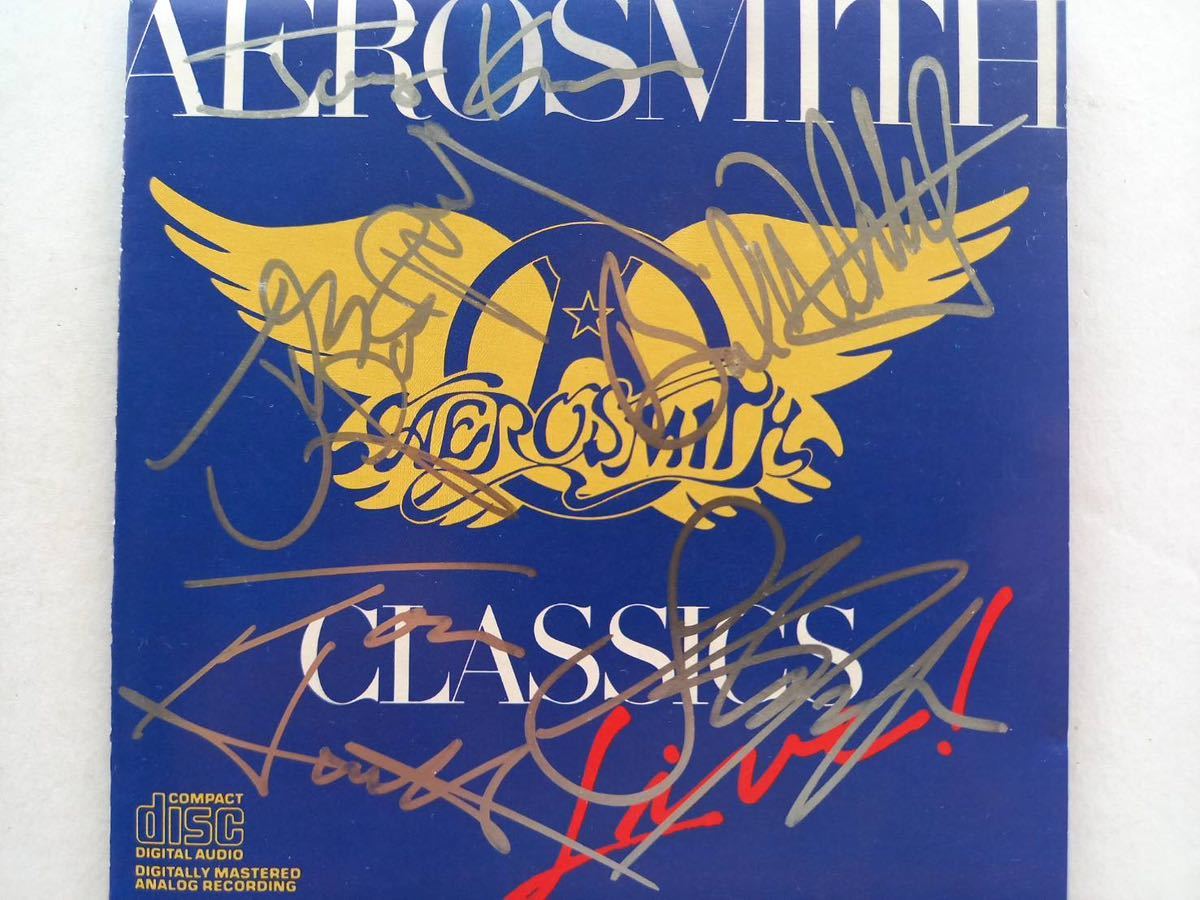 エアロスミス/AEROSMITH 直筆サイン入りCD エアロスミス CD レア