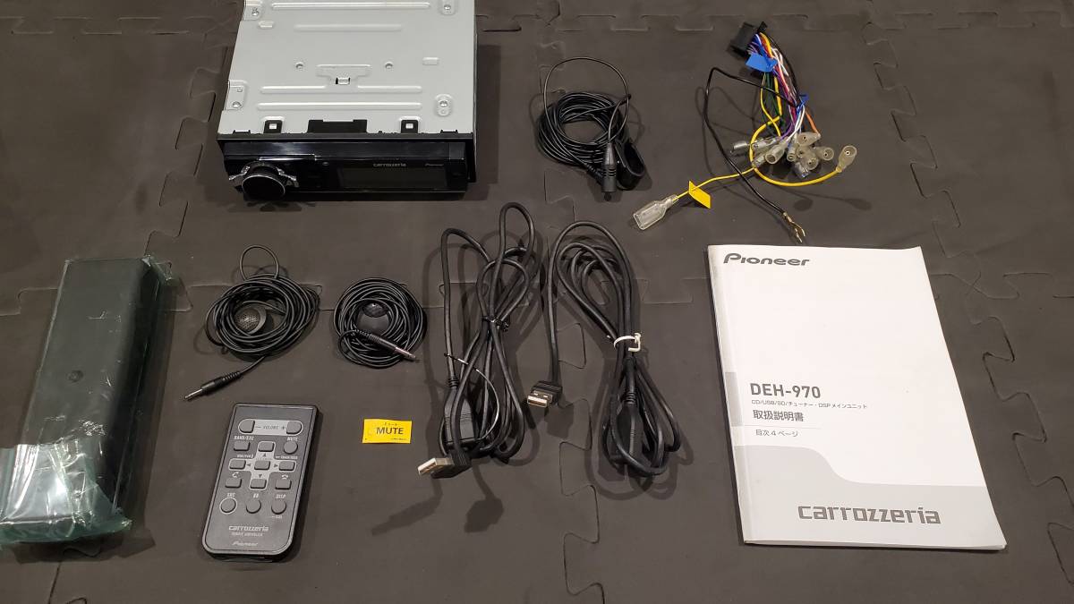 DEH-970 carrozzeria カロッツェリア 1DIN オーディオ bluetooth CD 