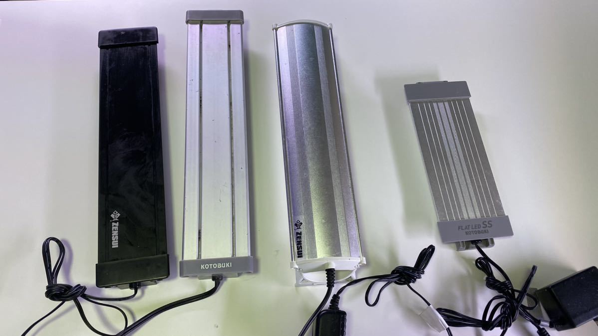 アクアリウム用　LEDライト　30cm用3本　20cm用1本