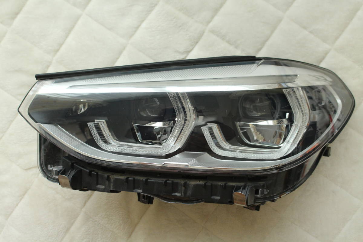 BMW X3 X4 G01 G02 左ヘッドライト 63117466117 純正 中古