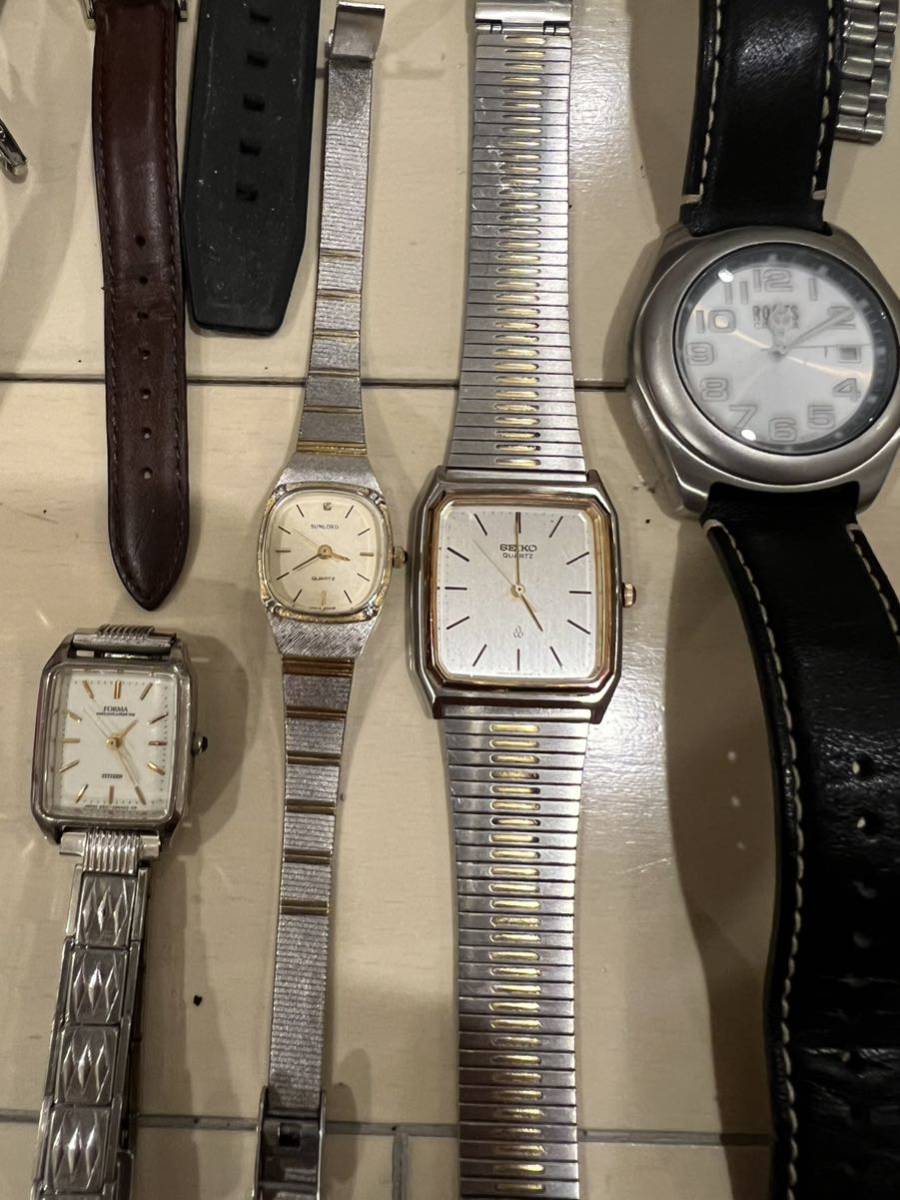USED☆腕時計 123個セット セイコー CITIZEN カシオ等色々 作動未確認
