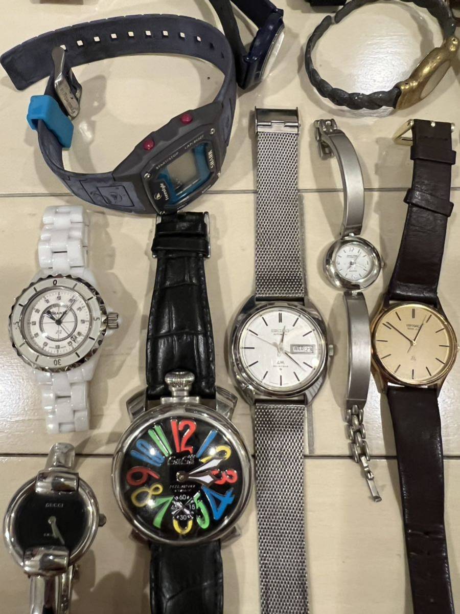 USED☆腕時計 123個セット セイコー CITIZEN カシオ等色々 作動未確認