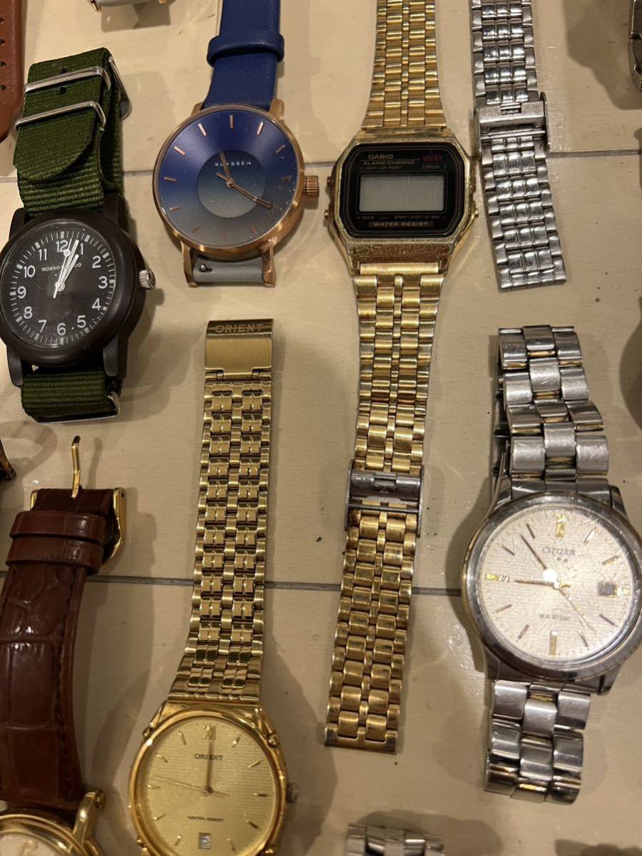 USED☆腕時計 123個セット セイコー CITIZEN カシオ等色々 作動未確認
