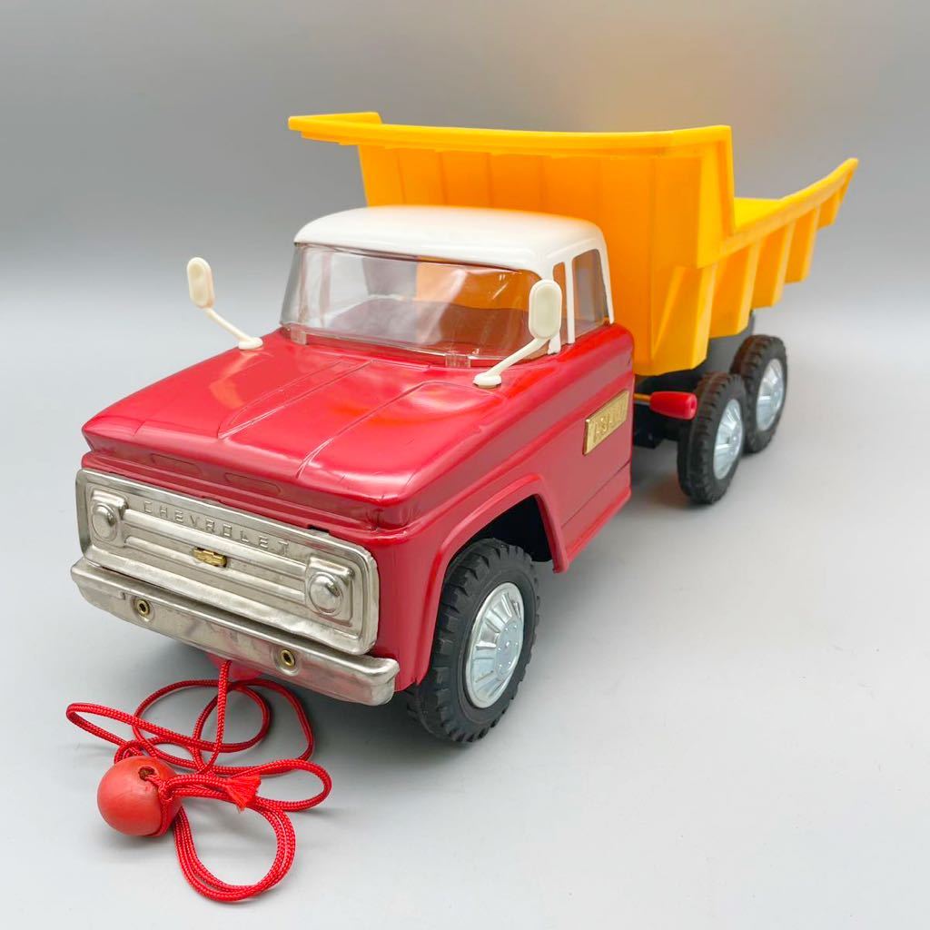ATC アサヒ玩具 ブリキ おもちゃ CHEVROLET シボレー ダンプ 昭和