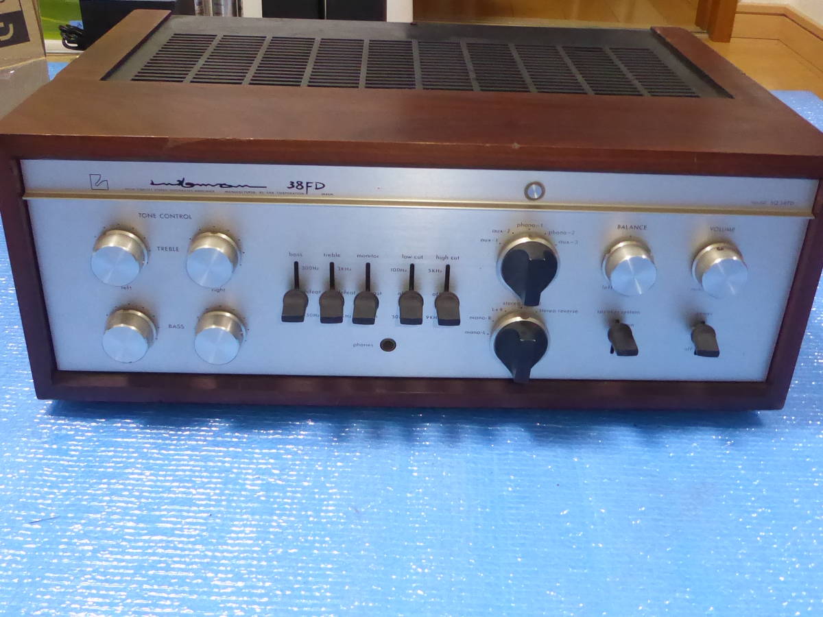 LUXMAN SQ38FD 真空管アンプ 動作確認済 現状品 SQ38FD 真空管アンプ LUX製 完動品 名機LUXMANラックスマン MK-ⅡII管球