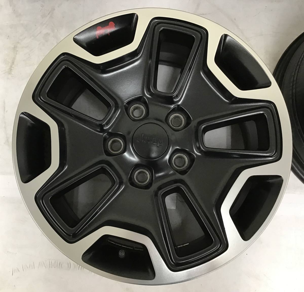 5本セット Jeep ラングラー ルビコン 10周年モデル 純正 ホイール 17