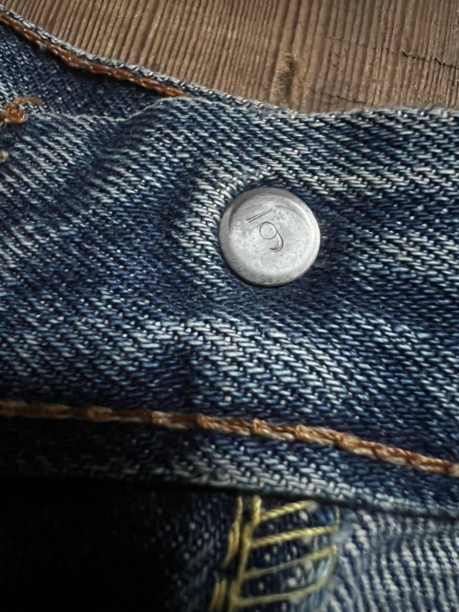 鬼ヒゲ ハチノス 60s LEVI'S 501 BIGE 6刻印 オリジナル ビンテージ
