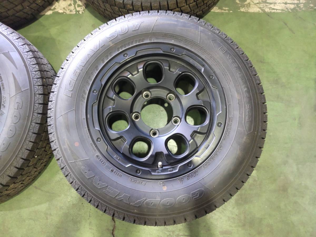 T-011 ジムニーシエラ 中古タイヤ&ホイール 《15インチ 195/80 R15 