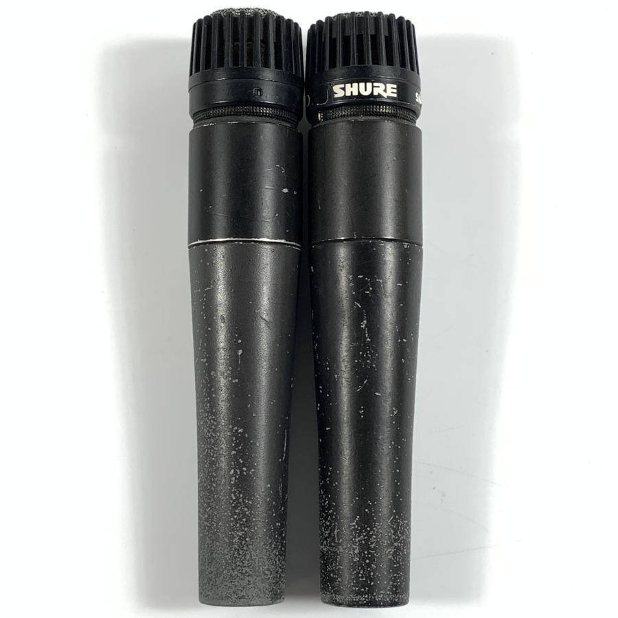 SHURE SM57他 ダイナミックマイク まとめ売り2本セット☆現状品【TB