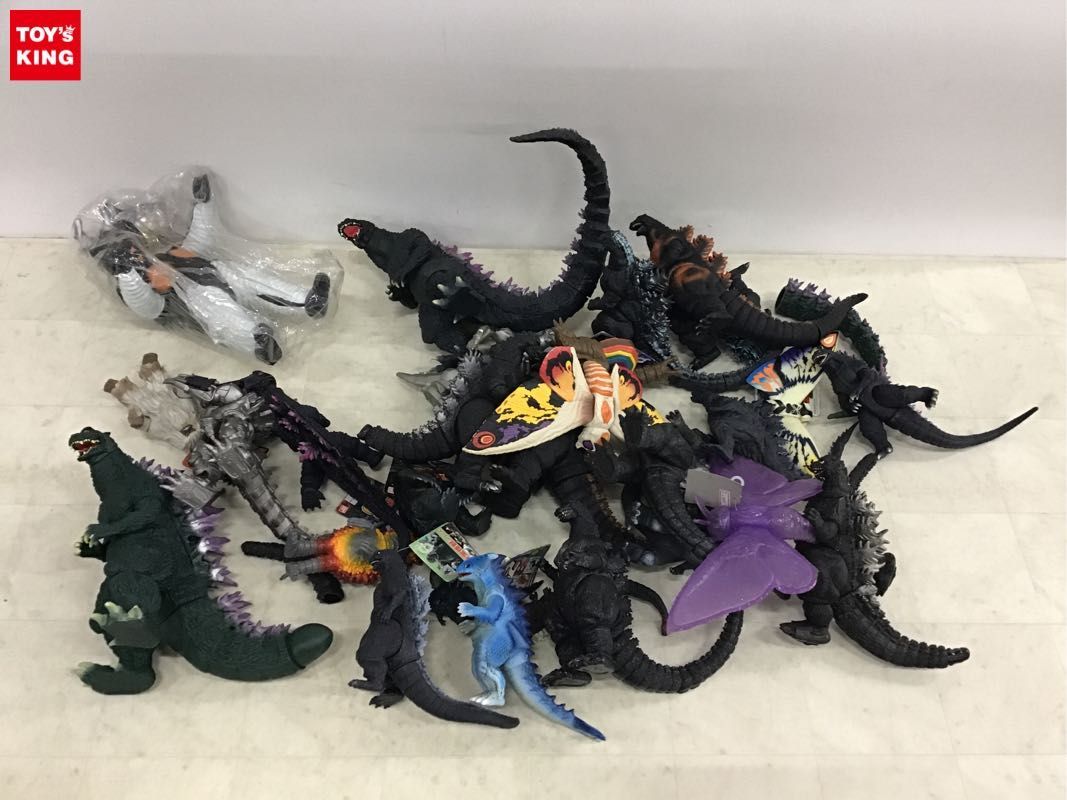 1円〜 同梱不可 ジャンク ゴジラ、モスラ他 ソフビ 等