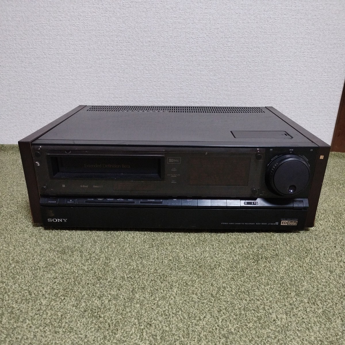 SONY カセットデッキ EDV-9000 EDベータ ソニー ビデオカセット SONY カセットデッキ EDV-9000 EDベータ ソニー ビデオカセット