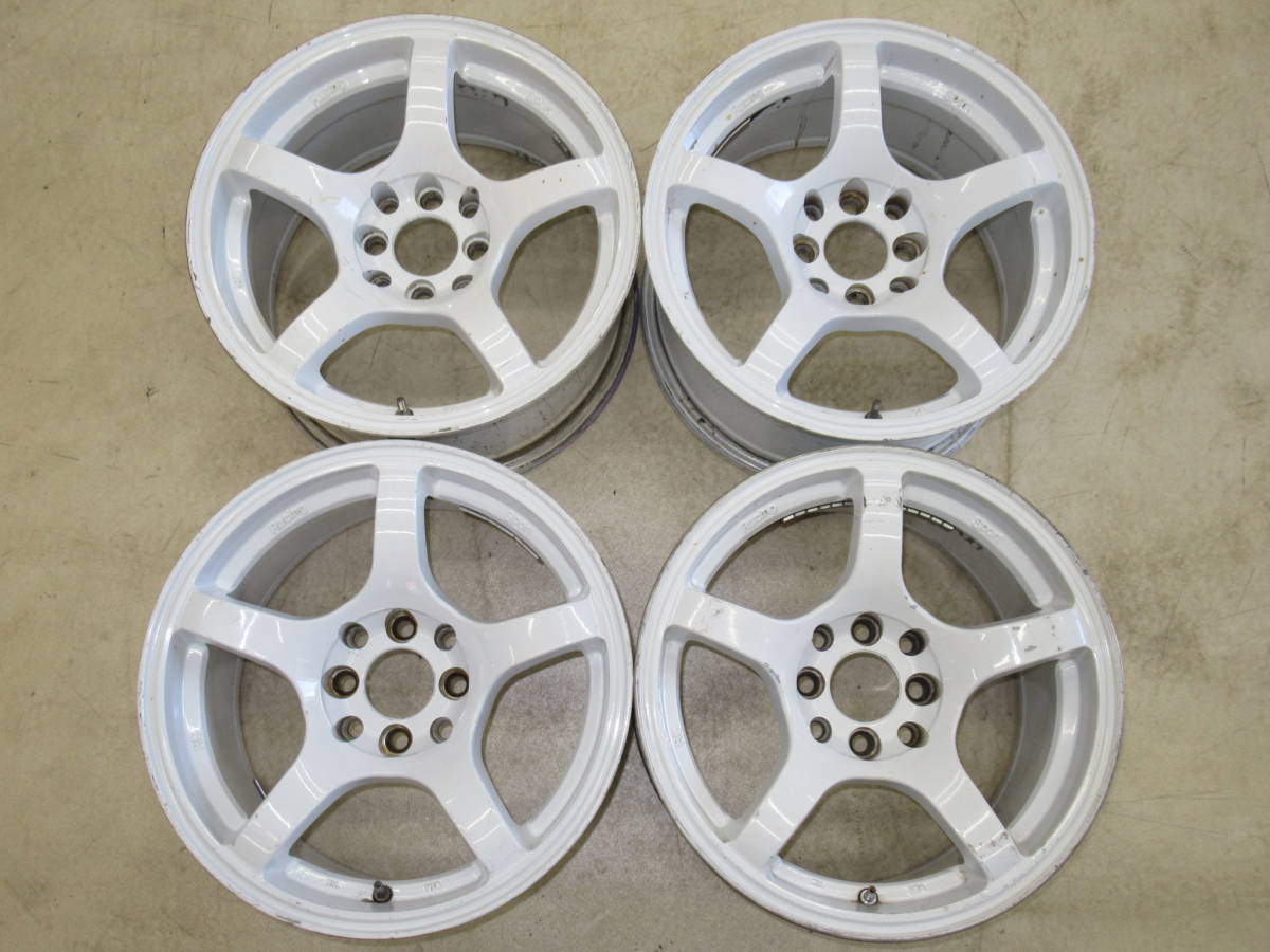 STANCEMAGIC(スタンスマジック)#510 ホワイト 8J-15 off+20 pcd100